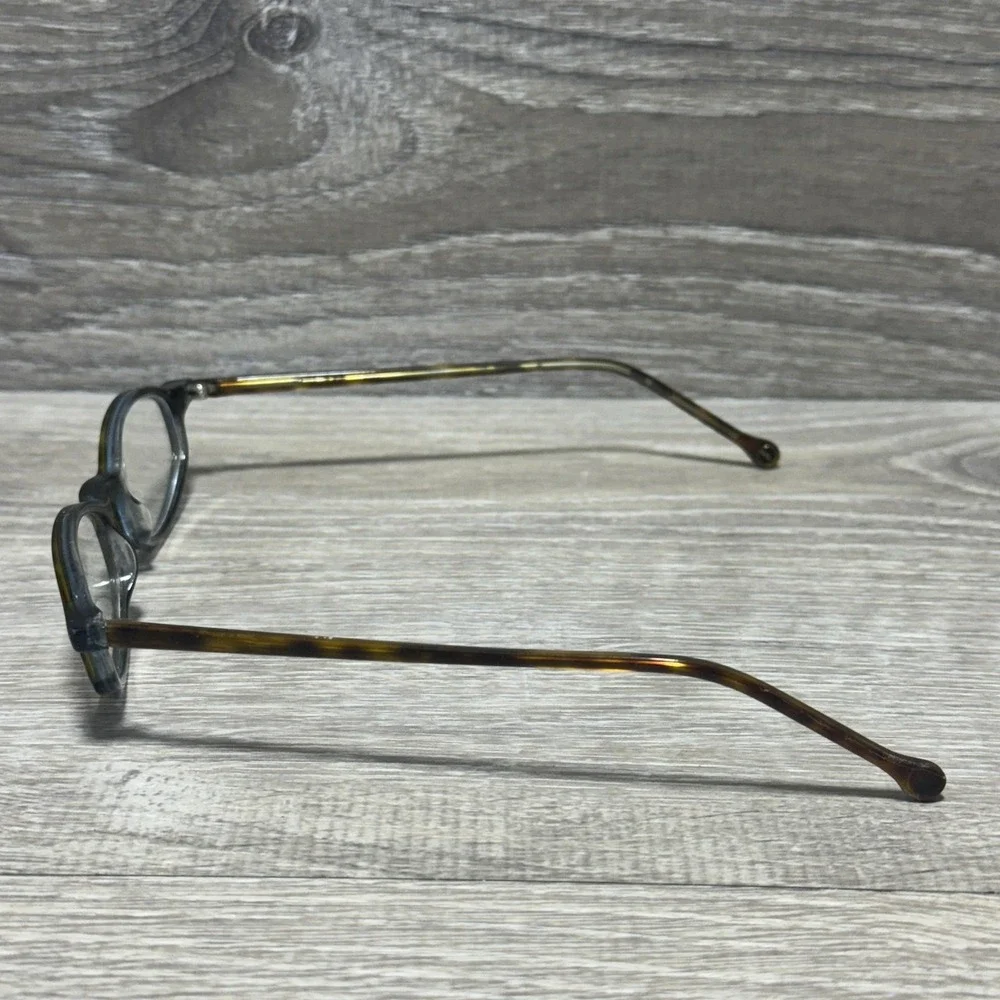 Ralph Lauren Men's Eyeglasses Oval Tortoise Shell‎ Brown Plastic Frame RL Logo